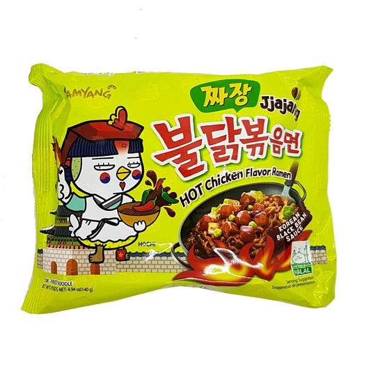 Samyang hot chicken ramen jjajang instant noodles
